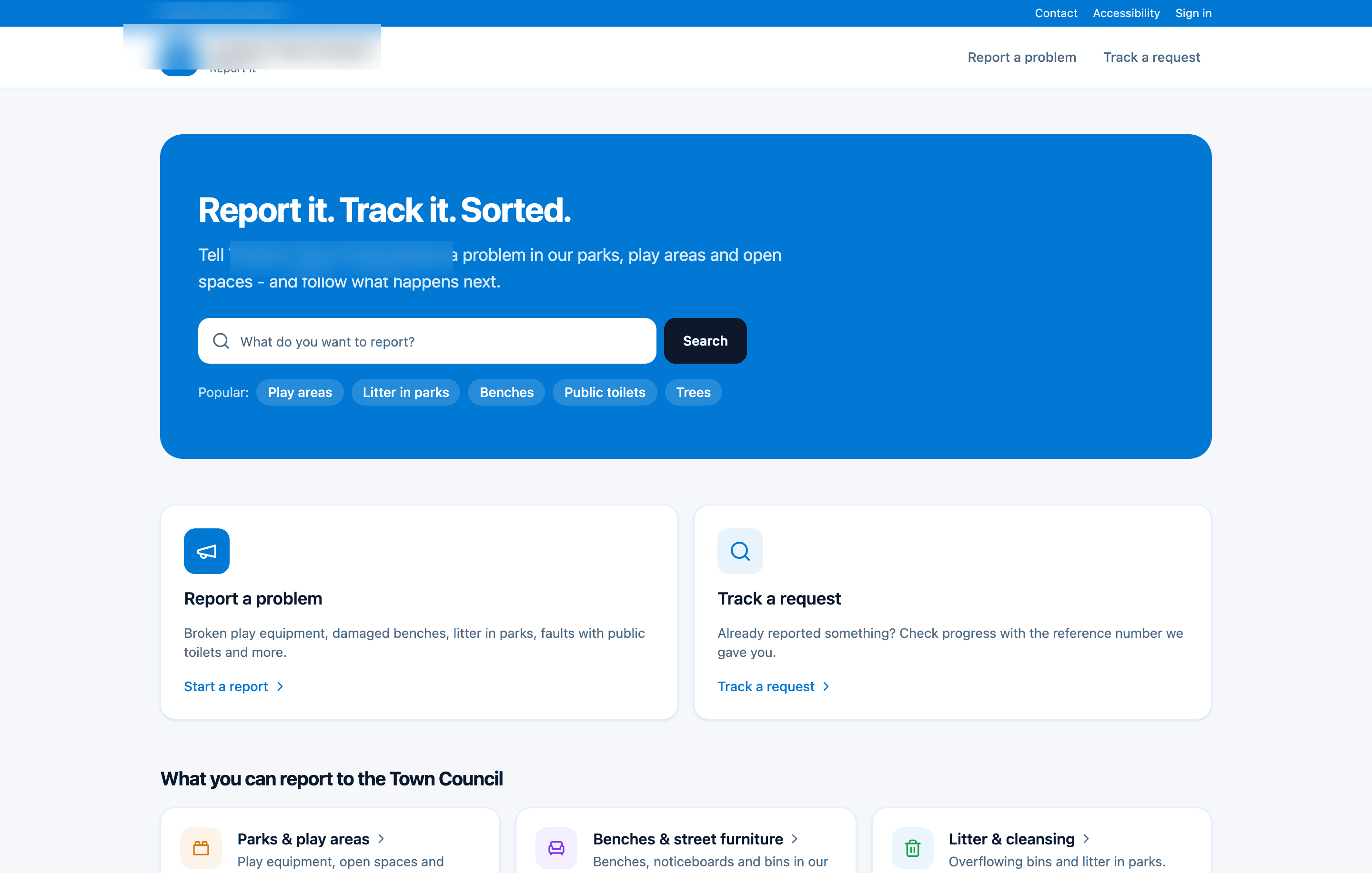 Kinso CRM for Councils resident portal